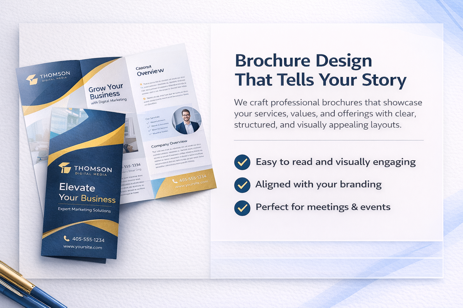Professional Brochure Design Services showcased